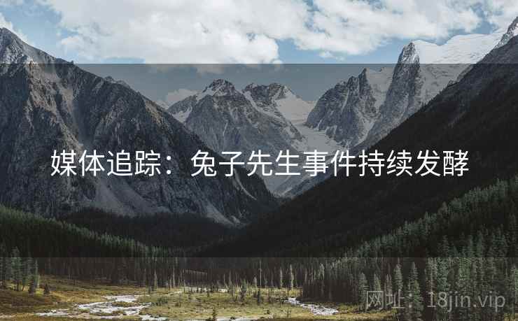 媒体追踪：兔子先生事件持续发酵