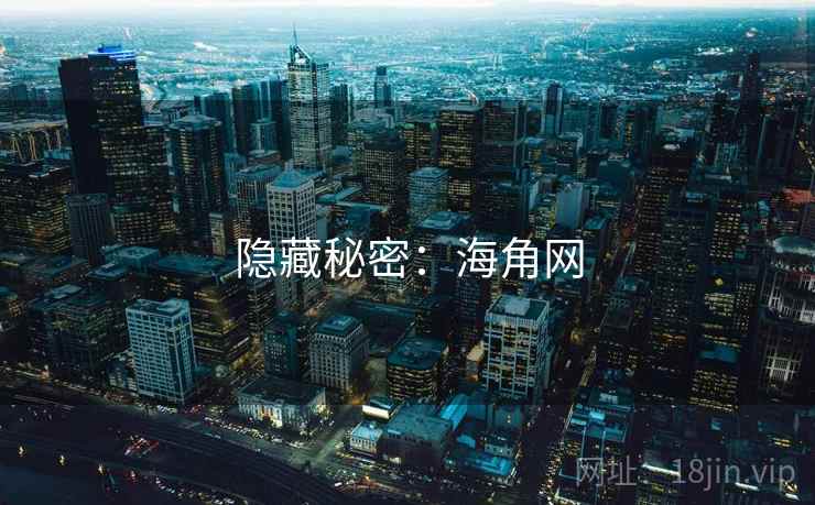 隐藏秘密：海角网