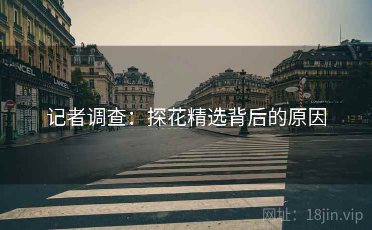 记者调查：探花精选背后的原因
